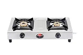 Surya Flame "AMAZE COOKTOP" 2 Burner Stainless Steel L.P.G Stove with Removable Drip Tray Cooktop With BIS Certified and Doorstep Service 2 Years Warranty